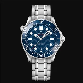 

Omega- Luxury Brand Ceramic Bezel Mens AAA Mechanical SS 007 Automatic Movement Men Watch Designer Watches Wristwatches 65 Order