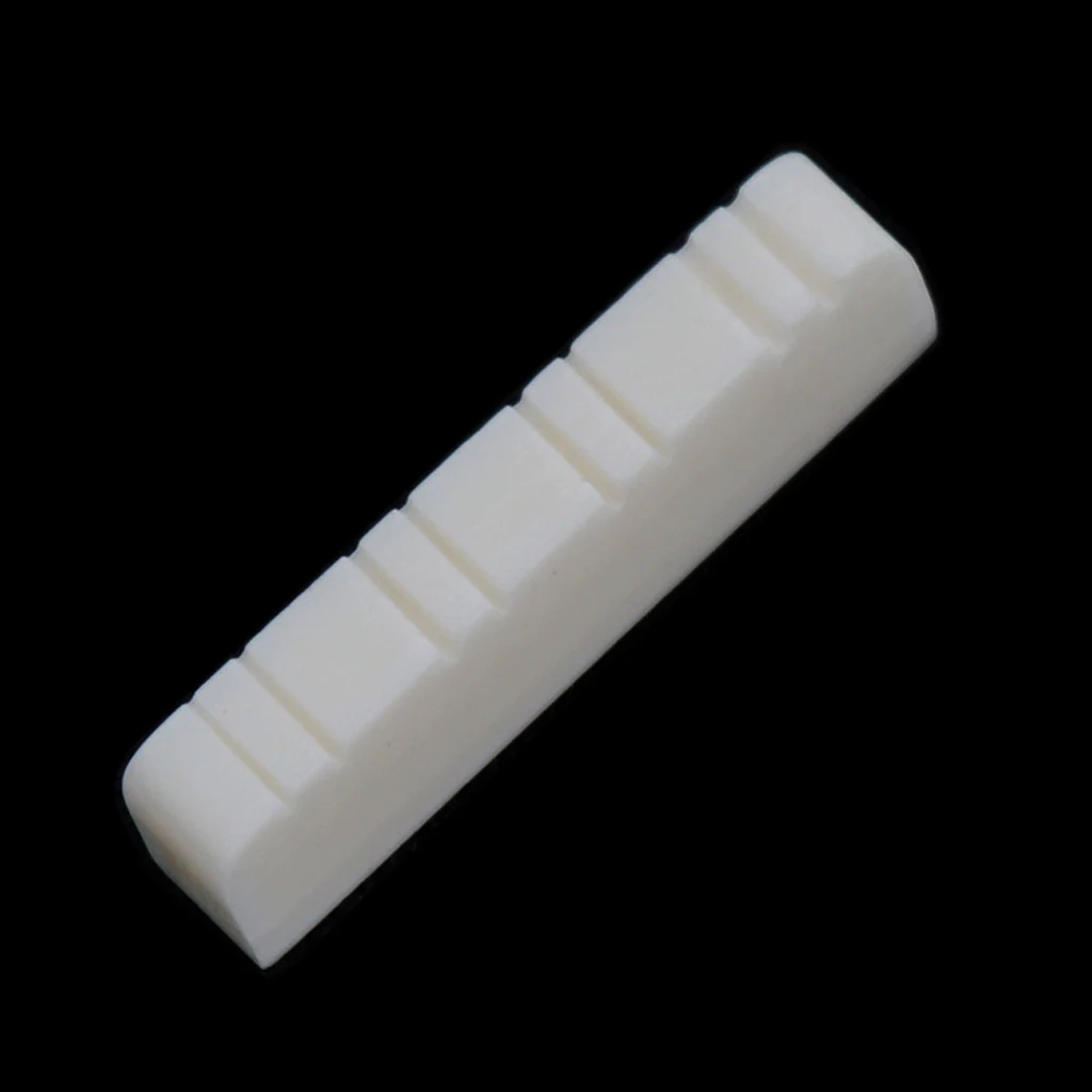 Bone Mandolin Banjo Nut Blank for DIY Mandolin Musical Instrument Parts 28x5x7mm