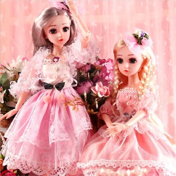 

45cm 18 Movable Joints The Chinese style 1/4 BJD Doll With Full Outfits Wigs Shoes upgraded Makeup Dolls collection toys