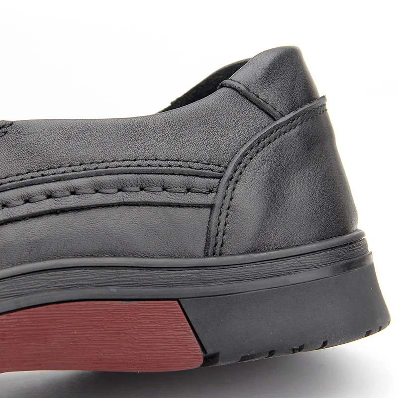 man shoes leather genuine High Quality men casual natural leather loafers autumn winter British retro men shoes cowhide