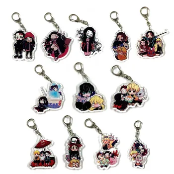 

Anime Demon Slayer Kimetsu no Yaiba Acrylic Keychain Kamado Tanjirou Hashibira Inosuke Kamado Nezuko