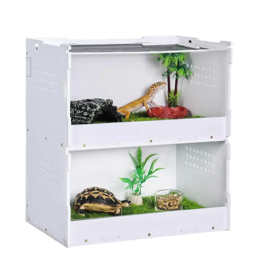 Doublelayer Reptile Breeding Box Breeding Box Pets Snakes Turtles Box