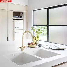 Матовые непрозрачные Стикеры для окон, матовые целлофановые Стикеры для туалета, гостиной, спальни, офиса, ванной, на окно, Солнцезащитная стеклянная пленка