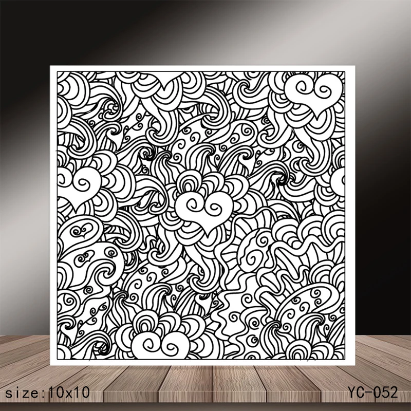 

AZSG Spray Clear Stamps/Seals For DIY Scrapbooking/Card Making/Album Decorative Silicone Stamp Crafts