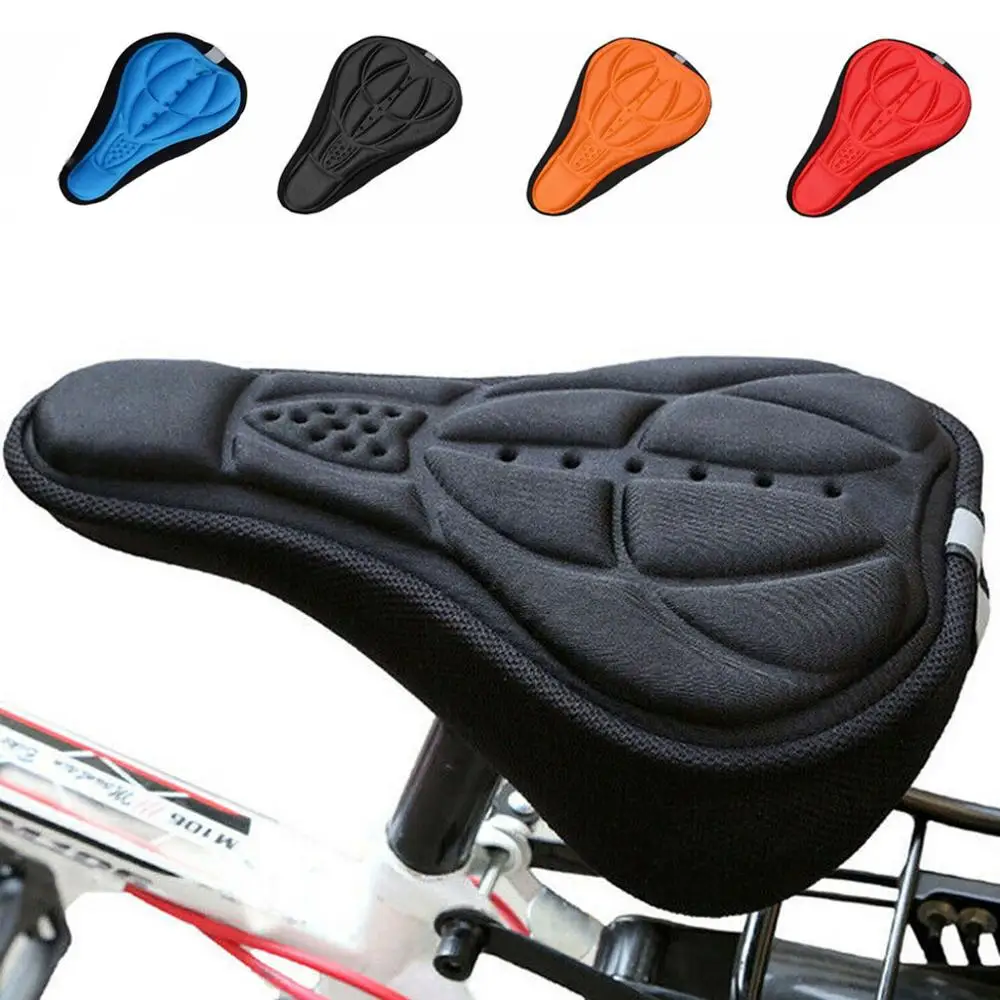 Ultralight 3D MTB Mountain Bicycle Road Bike Soft Seat Saddle Cover Cushion Pad 