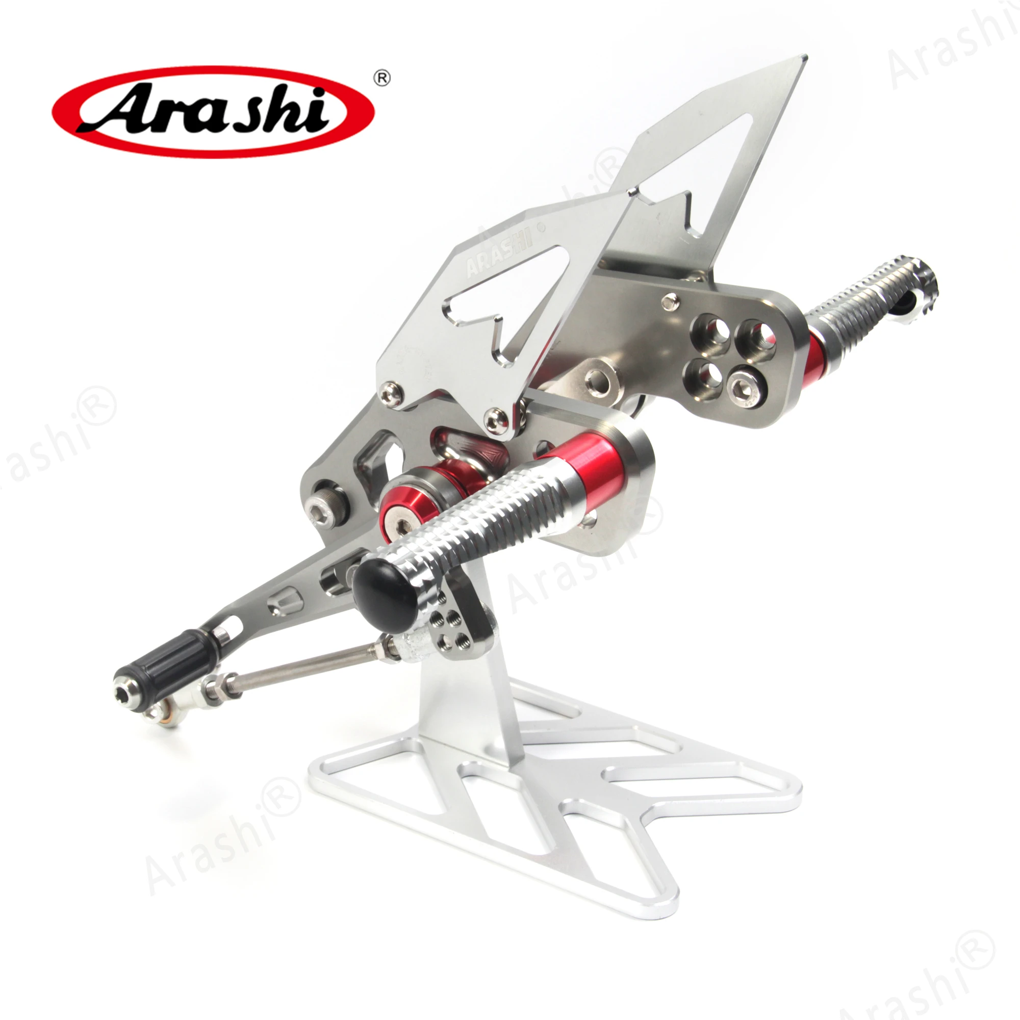 Arashi для KAWASAKI Z125 Z125-Pro с ЧПУ Регулируемый Rearset Z 125 Pro подножки задние алюминиевые мотоциклетные