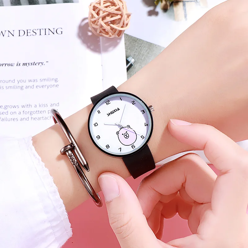

Watch Students Cheap Children GIRL'S Cute Men And Women Children Big Kid Cartoon CHILDREN'S Analog Quartz Watch