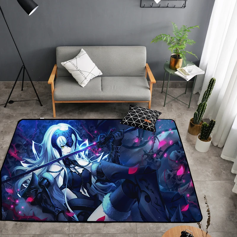 Style 21 Аниме Fate Grand Order, ночной Коврик для двери, ковер, напольный коврик для спальни, нескользящий коврик, мультяшный подарок - Цвет: Style 21