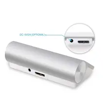 Компьютер высокого качества Прочный портативный USB 3,0 Многофункциональный компьютерный удлинитель для чтения карт