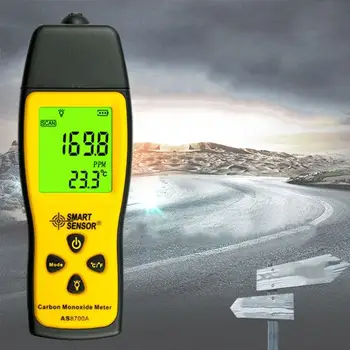 

Handheld Carbon Monoxide Meter With LCD Display High Precision CO Gas Analyzer Monitor tester 1000ppm