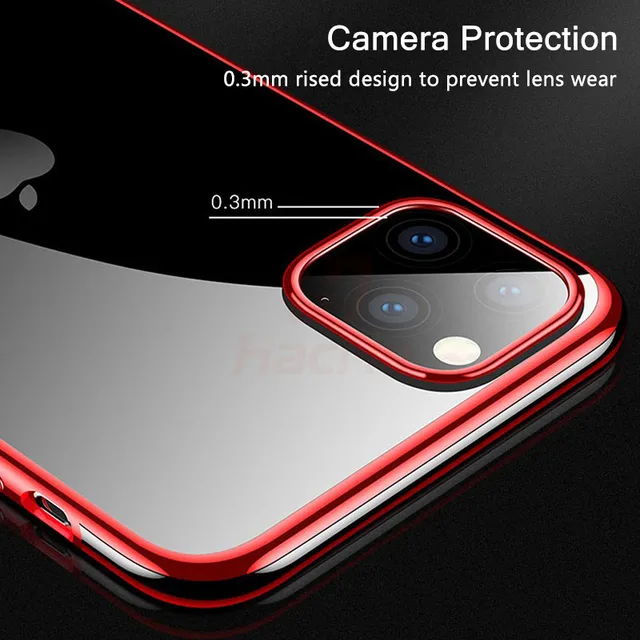 Hacrin Transparent TPU Silicone Case for iPhone 11/11 Pro/11 Pro Max 1