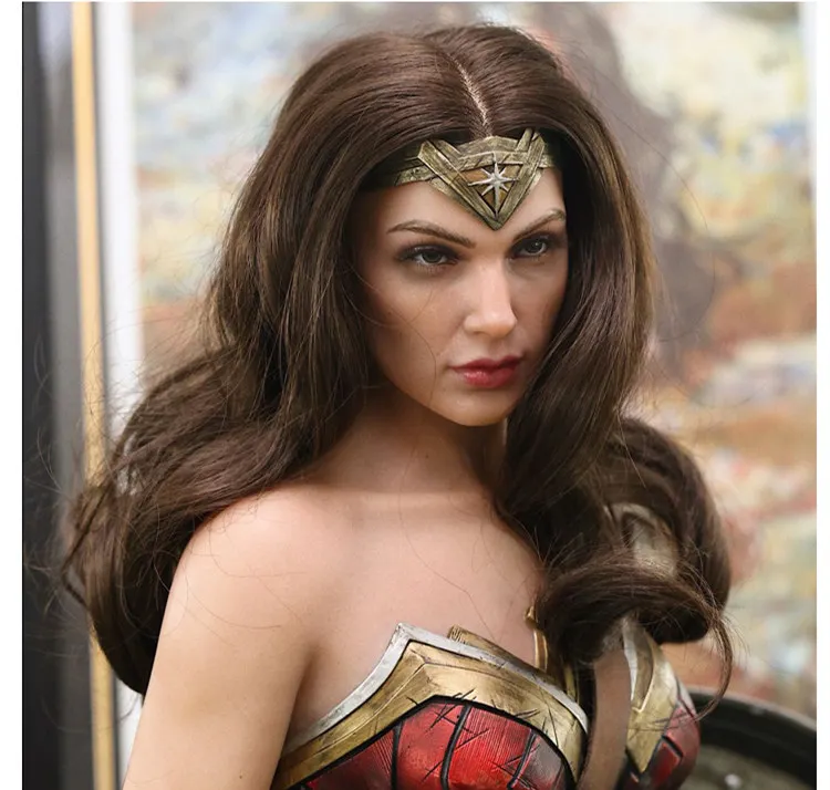 [Top] Большой размер 102 см Wonder Woman смола фигурка полноразмерная Статуя Коллекционная модель украшение дома подарок