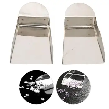 

Jewelry Shovel Tool Stainless Steel Mini Shovel Jewelry Findings Bead Diamond Gem Pick up Scoop Storage Tool for Jewelry Making