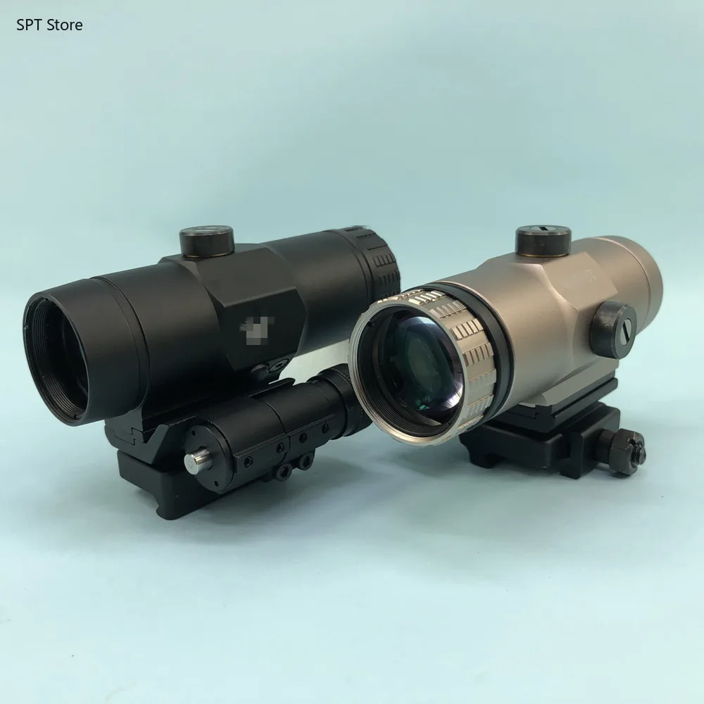

NEW 3T Red Dot Magnifier 3x Magnification with Flip Mount to Red Dot Sight for Hunting Riflescope