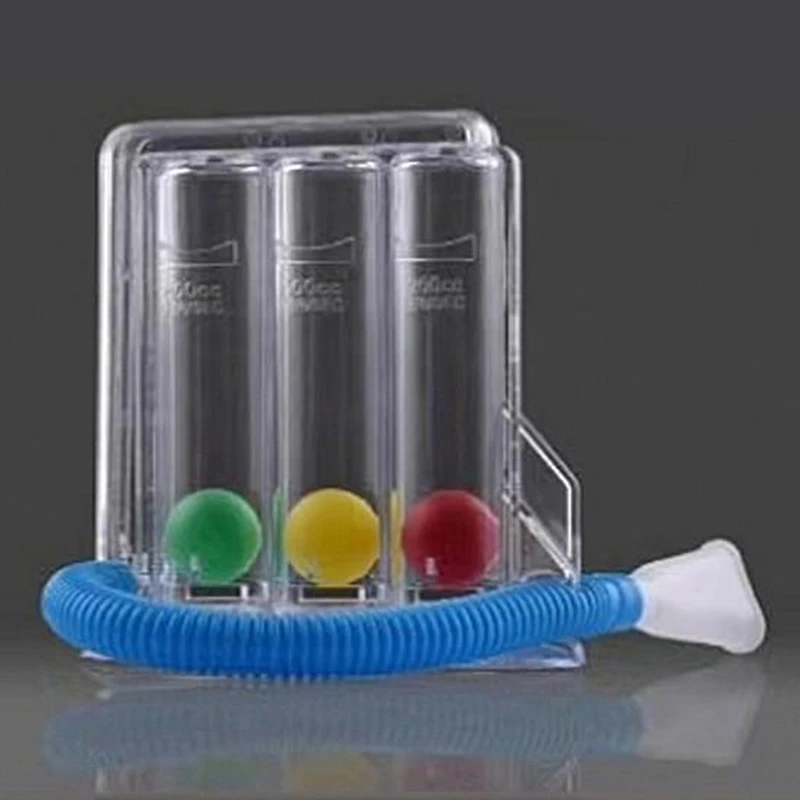3 Balls Breathing Exerciser Lung Function Improvement Trainer
