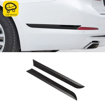 

CARMANGO Car Accessories Rear Side Anti-collision Cover Frame Sticker Chrome Exterior Decoration for BMW 5 Series G30 2017-2020