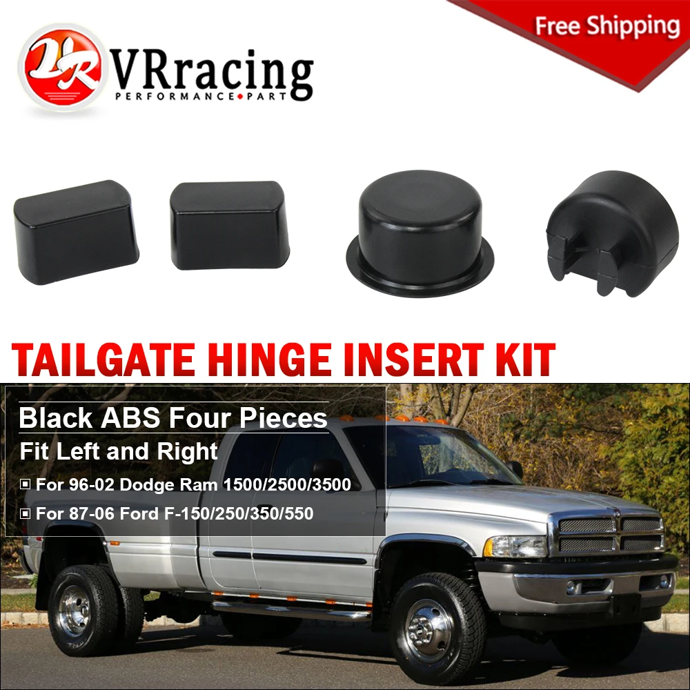 Tailgate Hinge Pivot Bushing Insert Kit for Dodge Ram and Ford F Series