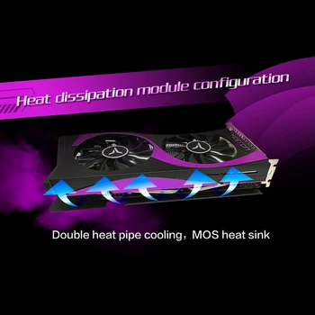 

Yeston RTX2060-6G D6 GA 1365/1680MHz 6G/192Bit/GDDR6 DVI-D + HDMI+DP PCI-Express 3.0 Gaming Ie Card