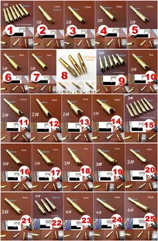 

25kinds Leather Crafts Edge Crease Press Side Line Groove Convex Electric Solder Iron Tip Tool Set Edger Creaser Groover Skiver