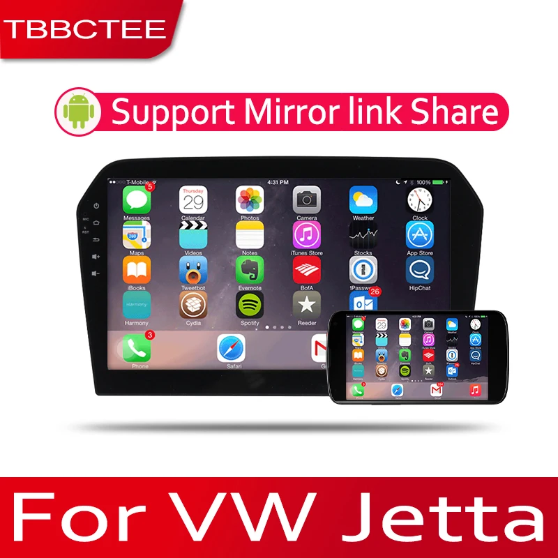 TBBCTEE 10 2 HD 1080P ips ЖК-экран Android 8 ядерный для Volkswagen VW Jetta 2013 ~ 2015 Автомагнитола BT 3G4G wifi AUX