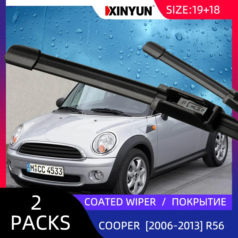 Lhd Coated Wiper Front Rear Wiper Blades Set For Mini Cooper R56 Hatch