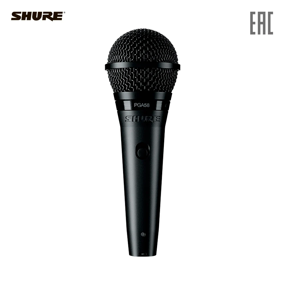 Микрофон кардиоидный динамический вокальный SHURE PGA58-XLR-E официальная гарантия, быстрая