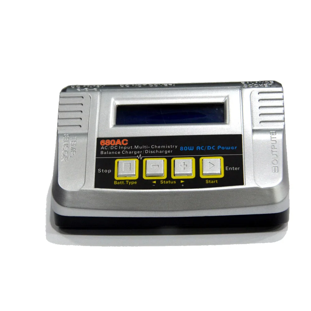 

HTRC 680AC 80W 6A AC/DC Dual Power RC Battery Balance Charger Discharger For 1-6s LiPo/LiFe/Lilon Battery Charging