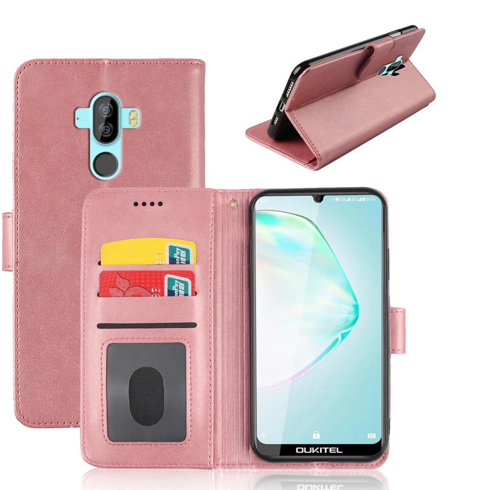 

MKS Leather case For Oukitel Y1000 Pro Case Back Cover Phone Flip Case with ID card slot