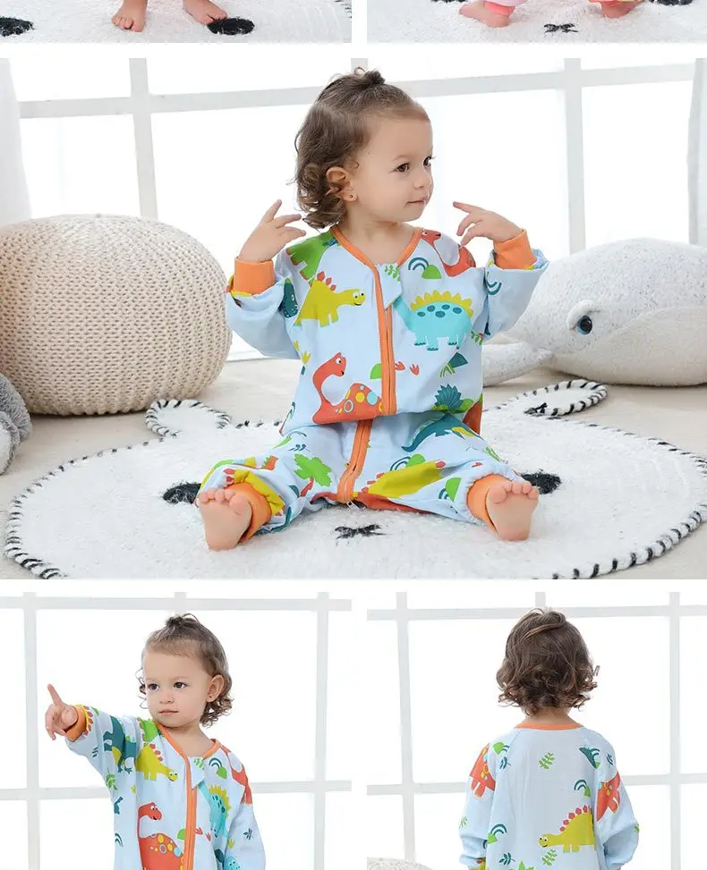 New Newborn Cute Cartoon Sleeping Bag Infant Long Sleeve Stroller Bed Swaddle Blanket Wrap Bedding Children's Warm Sleeping Bag