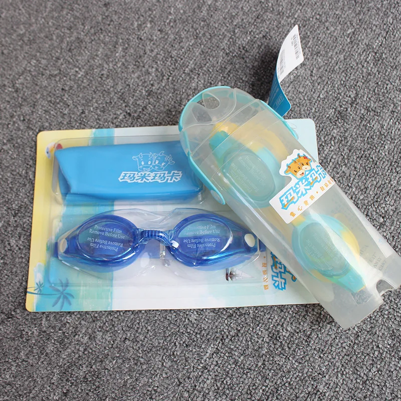 Регулируемые детские очки для плавания, очки для мальчиков и девочек, очки для плавания, очки для глаз, противотуманные спортивные шапочки для плавания/беруши/зажимы для носа