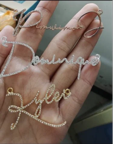 Lateefah Custom Name Necklaces Alloy Necklace Personality Jewelry Custom Necklaces For Women As A Gift  For Friends Lovers necklaces mama simple alloy necklace in gold size one size