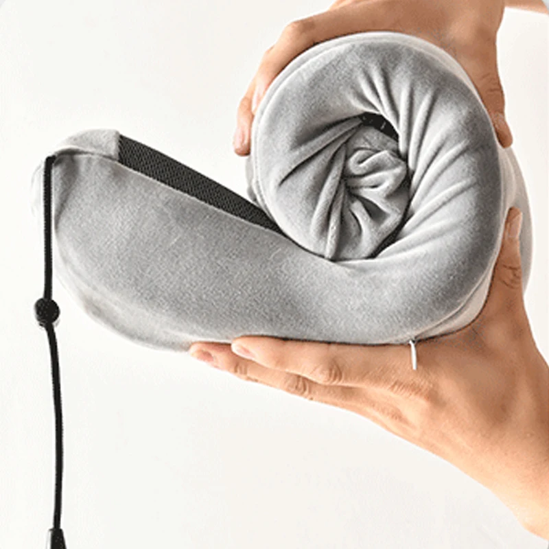 1 шт. u-образные подушки для шеи из пены с эффектом памяти, мягкая медленная подушка для путешествий, однотонный шейный затылочный медицинский постельный комплект, подушка для путешествий