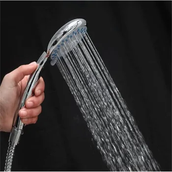 

Shower Head Bath High Pressure Handled Saving Filter Balls Beads With Negative Ion Activated