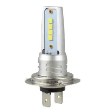 1 шт. H7 3030 светодиодный головной светильник лампа комплект 6000 К Белый 55 Вт 6000лм противотуманный светильник 3030 чип Белый Желтый мотоциклетный головной светильник противотуманная фара