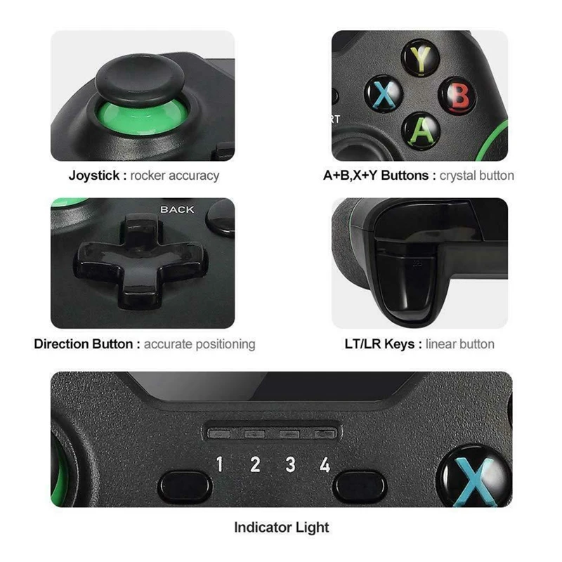 2,4G беспроводной игровой контроллер геймпад джойстик комплект для PS3 ПК Android