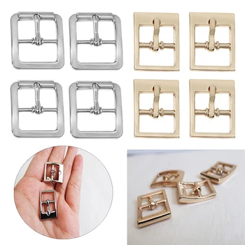 

4pcs Center Bar Buckles Single Pin Prong Belt Buckle Accessories From