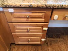 AMTOY-cerradura de seguridad para bebés, superpráctica, para armario, inodoro, Cerradura para puerta de cajón, cerradura de seguridad, antipellizco, dedos de protección para manos