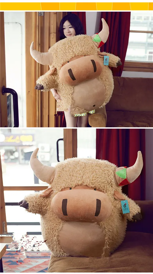 giant stuffed bull