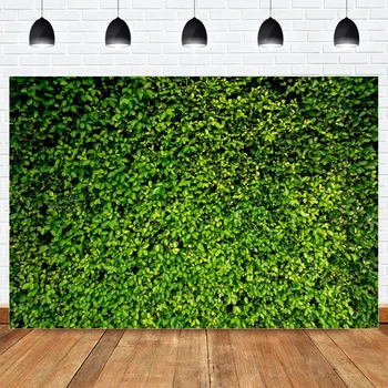 

Jungle Green Leaves Backdrop for Photography Spring Forest Safari Party Background Photocall Newborn Birthday Party Backdrops