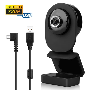 

HD Webcam Built-in Dual Mics Smart 7200P Web Camera USB Pro Stream Camera for Desktop Laptops PC Game Cam For OS Windows10/8