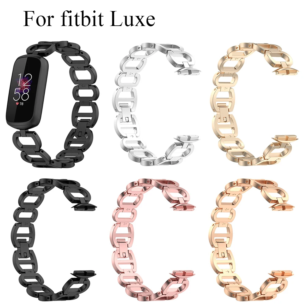 

Luxury Original Stainless steel watch Strap For fitbit Luxe watchband bracelets new Wristband for fitbit luxe Accessories Correa