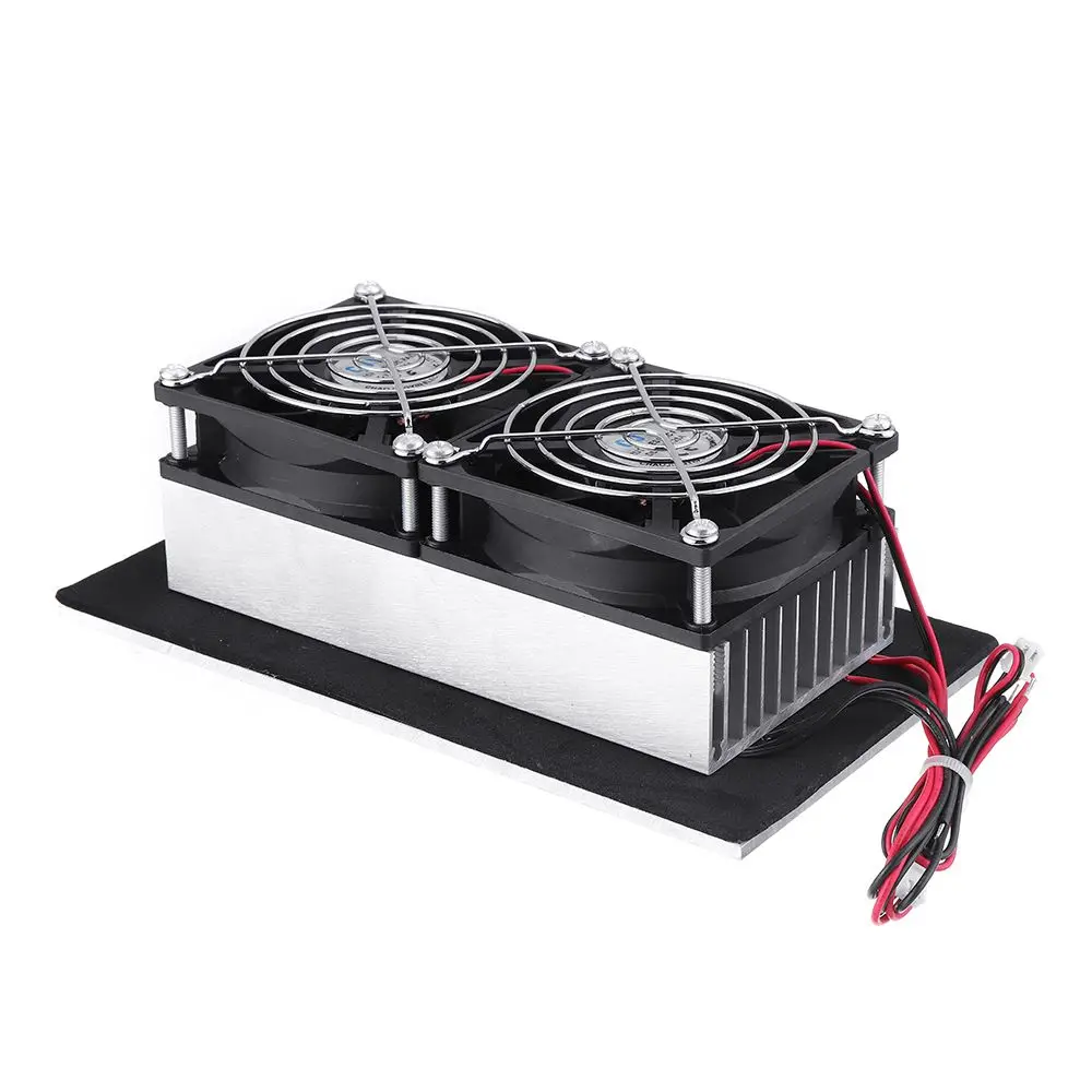 

NEW 12V 180W Electronic Refrigeration Chip Semiconductor Refrigerator Small Air Conditioner Micro Cooling System Space Radiator