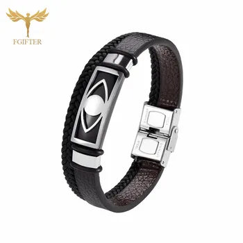 

Turkish Ethnic Jewelry Evil Eye Bracelet Female Men Lucky Jewelry Stainless Steel Cuff Bracelet Men And Women Accessories