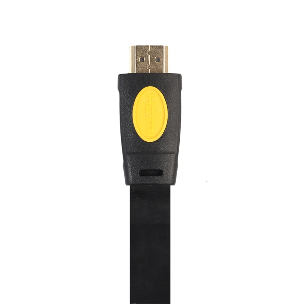 1 шт. HDMI 2,0 плоский удлинитель ТВ кабели 4 к 3D 19+ 1 мужчин и женщин Позолоченный разъем адаптер линия для ТВ комплект коробка DVD PC