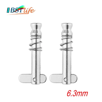 

2PCS 6.3*42mm Stainless Steel 316 Marine Grade 1/4 inch Quick Release Pin for Boat Bimini Top Deck Hinge Marine hardware