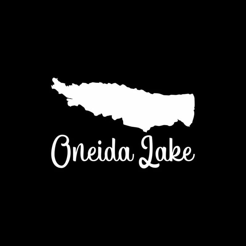 

Black/White Oneida Lake Car Body Sticker Vinyl Decal High Quality Waterproof Decals Rear windshield Decor S916