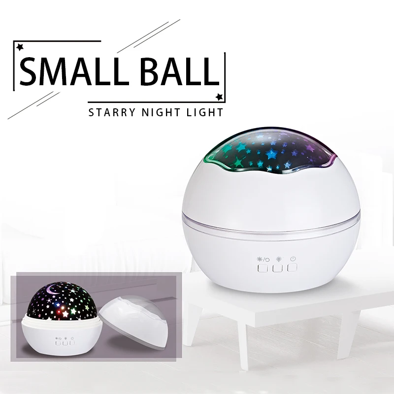 Presentes de Natal Lâmpada de Projeção de Luz Noite de Sono do Bebê Girando Projetor Estrela Crianças Quarto Luminaria Lâmpada Oceano 3d Led 5 Presentes de natal 3D Girando Projetor Estrela