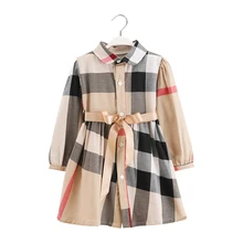 Best Price 2019 Spring Autumn New Girl Long Sleeve Lattice Cotton Dress Best Price 2019 Spring Autumn New Girl Long Sleeve Lattice Cotton Dress