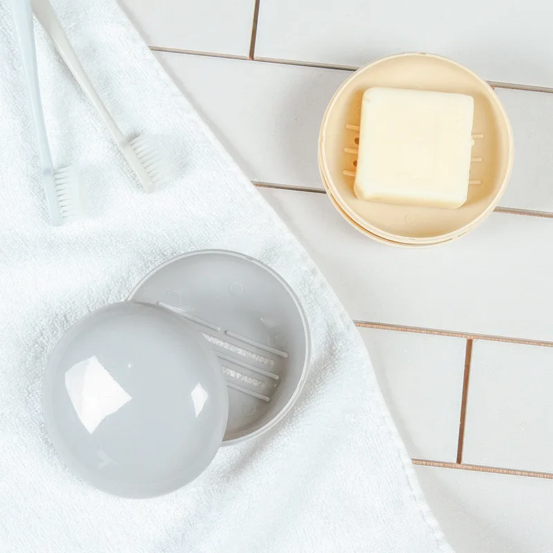 

Bathroom Soap Box Home Shower Travel Soap Holder Container Soap Box Soap Dish Soap Saver Soap Holder Dish Dropshipping