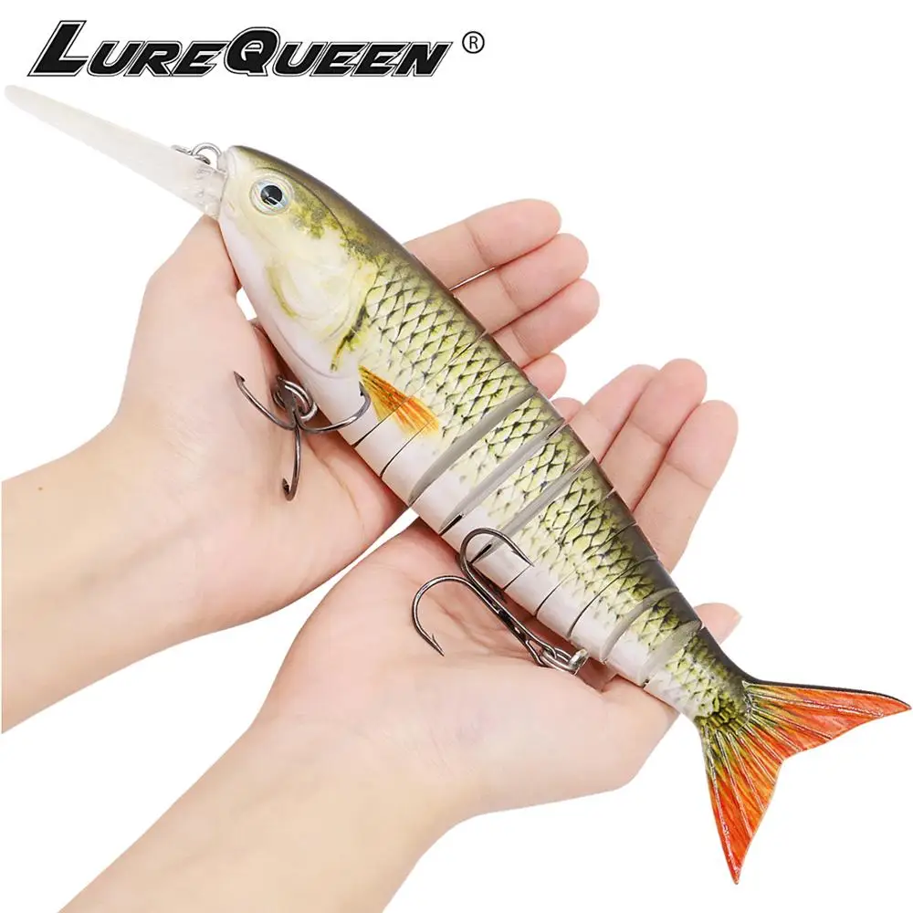 

28cm 157g 1 PCS Multi Jointed Fishing Lure Big Size Artificial Wobbler Hard Crank Baits Minnow Plastic FishingTackle Pesca Cebo